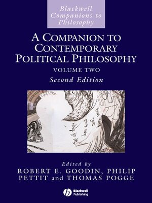 cover image of A Companion to Contemporary Political Philosophy